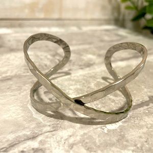 Silver bangle style bracelet from Stella & Dot.